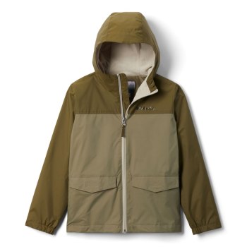Columbia Jakne Za Dječake - Rain-Zilla Maslinasto Zelene | CGTE-63409